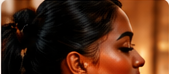 Special event makeup with warm sculpted complexion