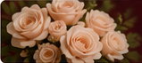 Blush rose bouquet detail