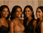 Group ready for a special occasion