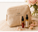 LMB kit with floral arrangement.